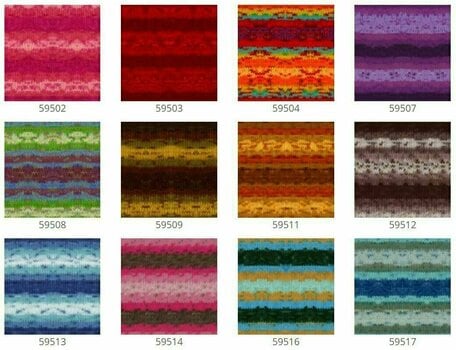 Knitting Yarn Himalaya Mercan Batik 59502 - 2