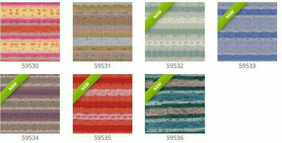 Knitting Yarn Himalaya Mercan Batik 59530 - 4