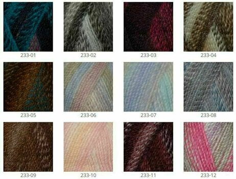 Fil à tricoter Rozetti Yarns Puzzle 24 Red Fil à tricoter - 2