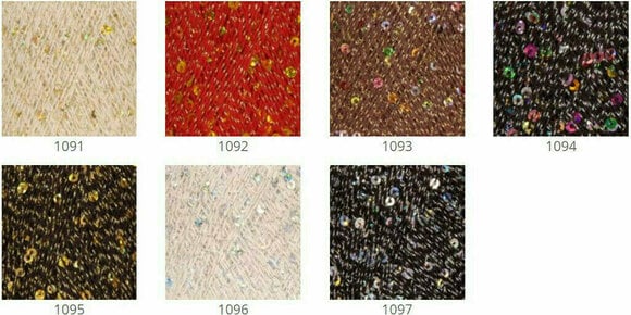 Fil à tricoter Rozetti Yarns Cotton Gold 1095 Black-Gold Fil à tricoter - 2