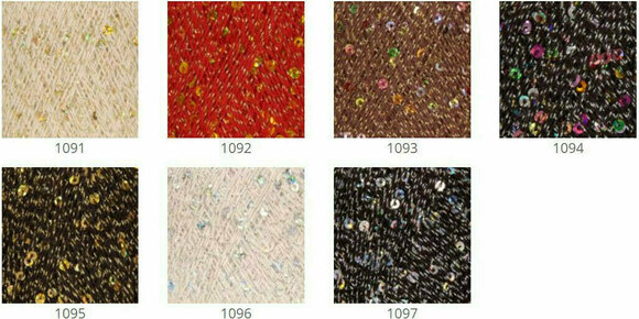 Fil à tricoter Rozetti Yarns Cotton Gold 1097 Black-Silver Fil à tricoter - 2