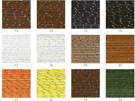 Fios para tricotar Nazli Gelin Garden Metalic 10 Red-Silver - 3