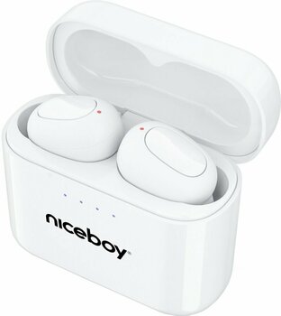 Écouteurs intra-auriculaires sans fil Niceboy HIVE Podsie 2021 Polar White Écouteurs intra-auriculaires sans fil - 2