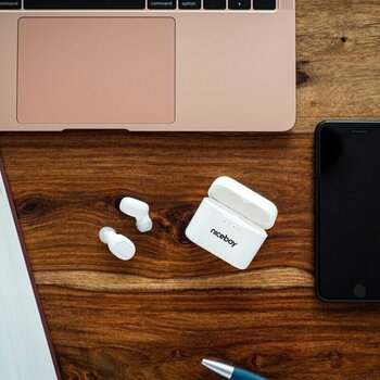 Écouteurs intra-auriculaires sans fil Niceboy HIVE Podsie 2021 Polar White Écouteurs intra-auriculaires sans fil - 5