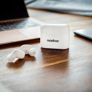 Écouteurs intra-auriculaires sans fil Niceboy HIVE Podsie 2021 Polar White Écouteurs intra-auriculaires sans fil - 6