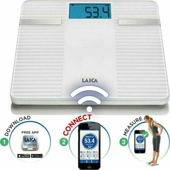 Smart vægt Laica PS7003 Hvid Smart vægt - 3