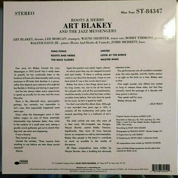 Δίσκος LP Art Blakey & Jazz Messengers - Roots And Herbs (LP) - 4