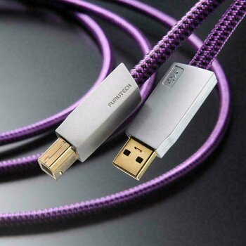 Hi-Fi USB kabel
 Furutech GT2 Pro 1,2 m Fialová Hi-Fi USB kabel - 2