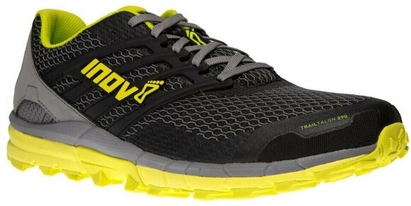 Trail running shoes Inov-8 Trail Talon 290 V2 M Black/Grey/Yellow 43 Trail running shoes - 7