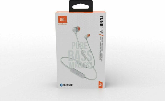 Bezdrátové sluchátka do uší JBL Tune 125BT White Bezdrátové sluchátka do uší - 10