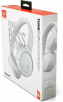 Bezdrátová sluchátka na uši JBL Tune 510BT White Bezdrátová sluchátka na uši - 8