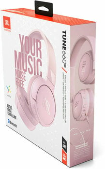 Wireless On-ear headphones JBL Tune 660BTNC Pink - 10