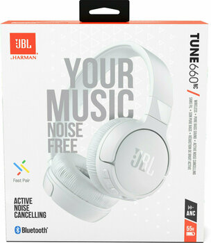 Bezdrôtové slúchadlá na uši JBL Tune 660BTNC White Bezdrôtové slúchadlá na uši - 2