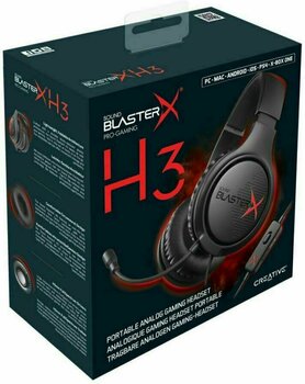 PC-kuulokkeet Creative Sound BlasterX H3 Musta PC-kuulokkeet - 4