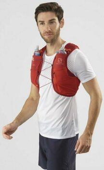 Running backpack Salomon Active Skin 4 Set Valiant/Red Dahlia S Running backpack - 2