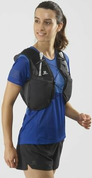 Running backpack Salomon Active Skin 8 W Set Ebony/Black L Running backpack - 2