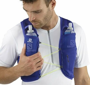 Trčanje ruksak Salomon Active Skin 8 Set Clematis Blue-Yellow Safety L Trčanje ruksak - 5