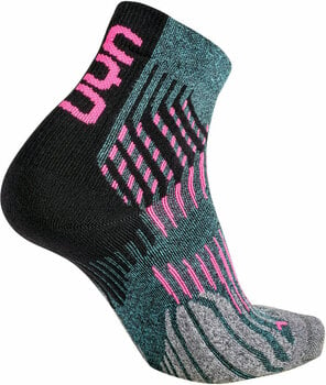 Running socks
 UYN Run Shockwave Turquoise Melange-Grey-Pink 35/36 Running socks - 2
