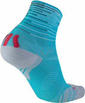 Løbestrømper UYN Free Run Socks 2 Pairs Turquoise-Sort 37/38 Løbestrømper - 4