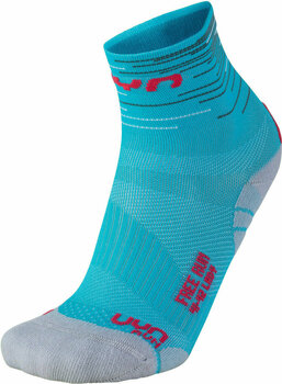 Løbestrømper UYN Free Run Socks 2 Pairs Turquoise-Sort 37/38 Løbestrømper - 5