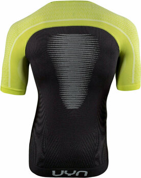 Lühikeste varrukatega jooksusärk UYN M Marathon Ow Shirt SH SL S/M Charc/Lime/White - 3