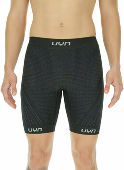 Lühikesed jooksupüksid UYN Alpha Coolboost Running Man Pants Short Black/Jet Black M - 5