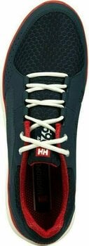 Mens Sailing Shoes Helly Hansen Ahiga V4 Hydropower Navy/Flag Red/Off White 40 - 6
