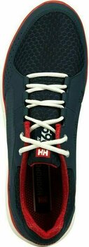 Mens Sailing Shoes Helly Hansen Ahiga V4 Hydropower Navy/Flag Red/Off White 40.5 - 6