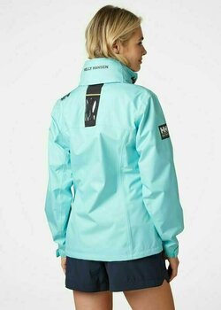 Helly Hansen Women's Crew Hooded Sailing Jacket Glacier Blue M