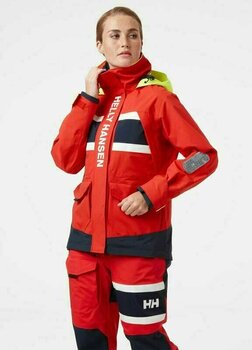 Ženska jakna za jedrenje Helly Hansen W Salt Coastal Jacket Alert Red S - 11