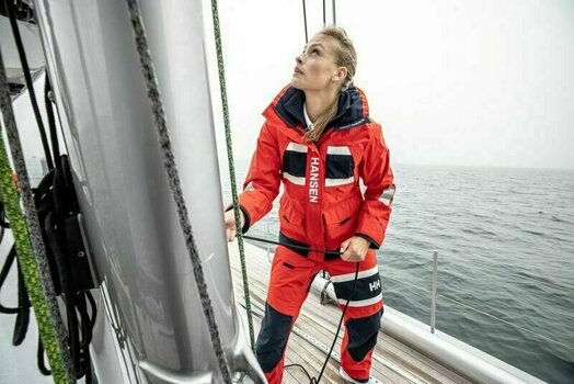 Ženska jakna za jedrenje Helly Hansen W Salt Coastal Jacket Alert Red S - 12