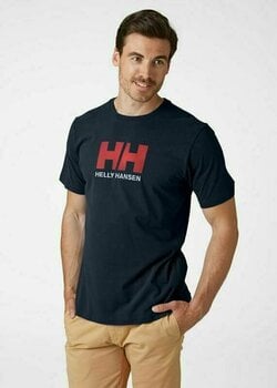 Tričko Helly Hansen Men's HH Logo Tričko Navy 3XL - 3