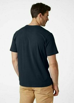 T-Shirt Helly Hansen Men's HH Logo T-Shirt Navy S - 4