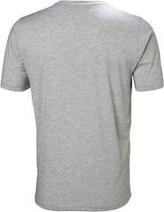 Hemd Helly Hansen Men's HH Logo T-Shirt mit kurzen Ärmeln Grey Melange M - 1