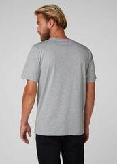 Hemd Helly Hansen Men's HH Logo T-Shirt mit kurzen Ärmeln Grey Melange M - 2
