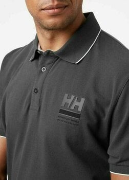 T-Shirt Helly Hansen Faerder Polo T-Shirt Ebony 2XL - 3