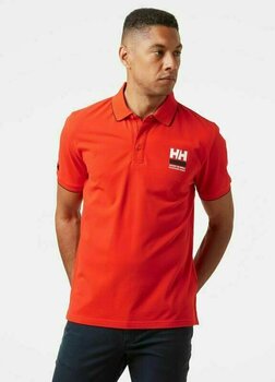 T-Shirt Helly Hansen Faerder Polo T-Shirt Cherry Tomato 2XL - 5