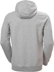 Trui Helly Hansen Men's HH Logo Full Zip Grey Melange - 1