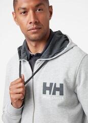 Trui Helly Hansen Men's HH Logo Full Zip Grey Melange - 2