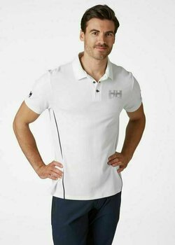 Camisa Helly Hansen HP Racing Polo Camisa Branco XL - 3