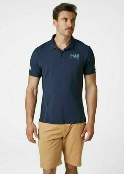 Chemise Helly Hansen HP Racing Polo Chemise Navy M - 3