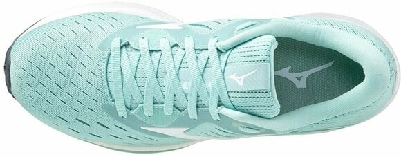 Maantee jooksujalatsid Mizuno Wave Rider 24 Eggshell Blue/White/Grayed Jade 38/5 - 4