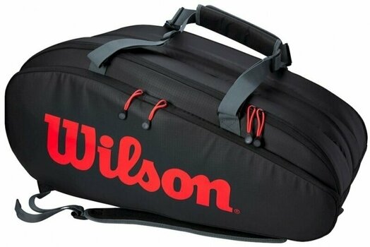 Tenisová taška Wilson Clash Tour 3 Black/Infrared/Grey Tenisová taška - 2