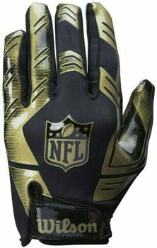 Football américain Wilson NFL Stretch Fit Receiver Gloves Gold Football américain - 2