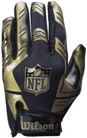 Wilson NFL Stretch Fit Receiver Gloves Gold American football - Muziker