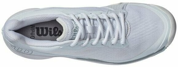 Men´s Tennis Shoes Wilson Rush Pro 3.5 Mens Tennis Shoe White/White/Pearl Blue 44 2/3 Men´s Tennis Shoes - 4