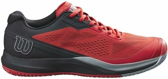 Zapatillas Tenis de Hombre Wilson Rush Pro 3.5 Mens Tennis Shoe Infrared/Black/Pearl Blue 45 1/3 Zapatillas Tenis de Hombre - 2