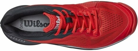 Zapatillas Tenis de Hombre Wilson Rush Pro 3.5 Mens Tennis Shoe Infrared/Black/Pearl Blue 45 1/3 Zapatillas Tenis de Hombre - 4