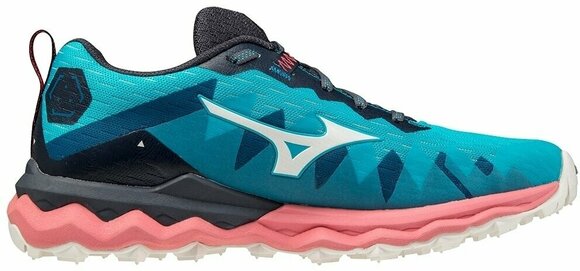 Trail running shoes
 Mizuno Wave Daichi 6 Scuba Blue/Snow White/Tea Rose 38,5 Trail running shoes - 2