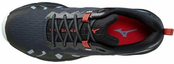 Trail running shoes Mizuno Wave Daichi 6 India Ink/Black/Ignition Red 40,5 Trail running shoes - 4